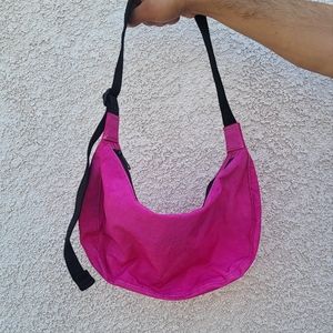 NEW Hot Pink Baggu Nylon Medium Crescent